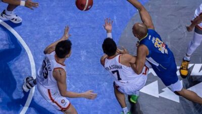 Formasi 4-3-2-1 Bola Basket