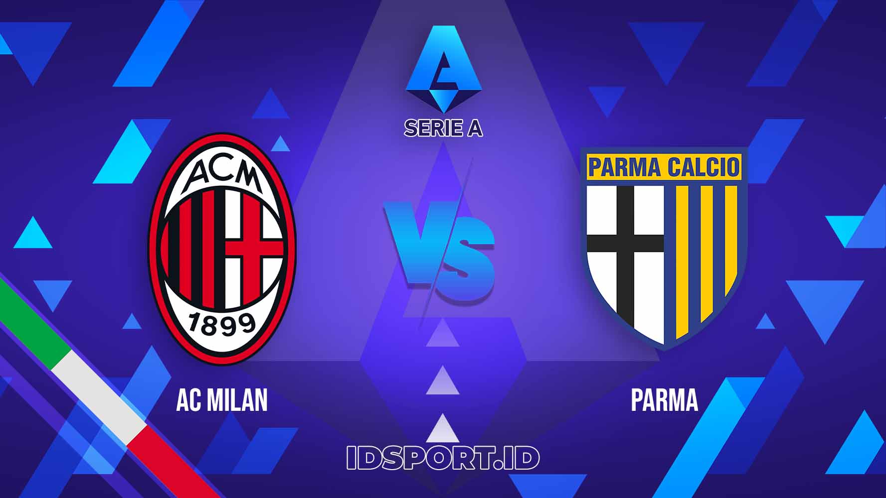 Prediksi Skor Pertandingan Milan vs Parma, Serie A