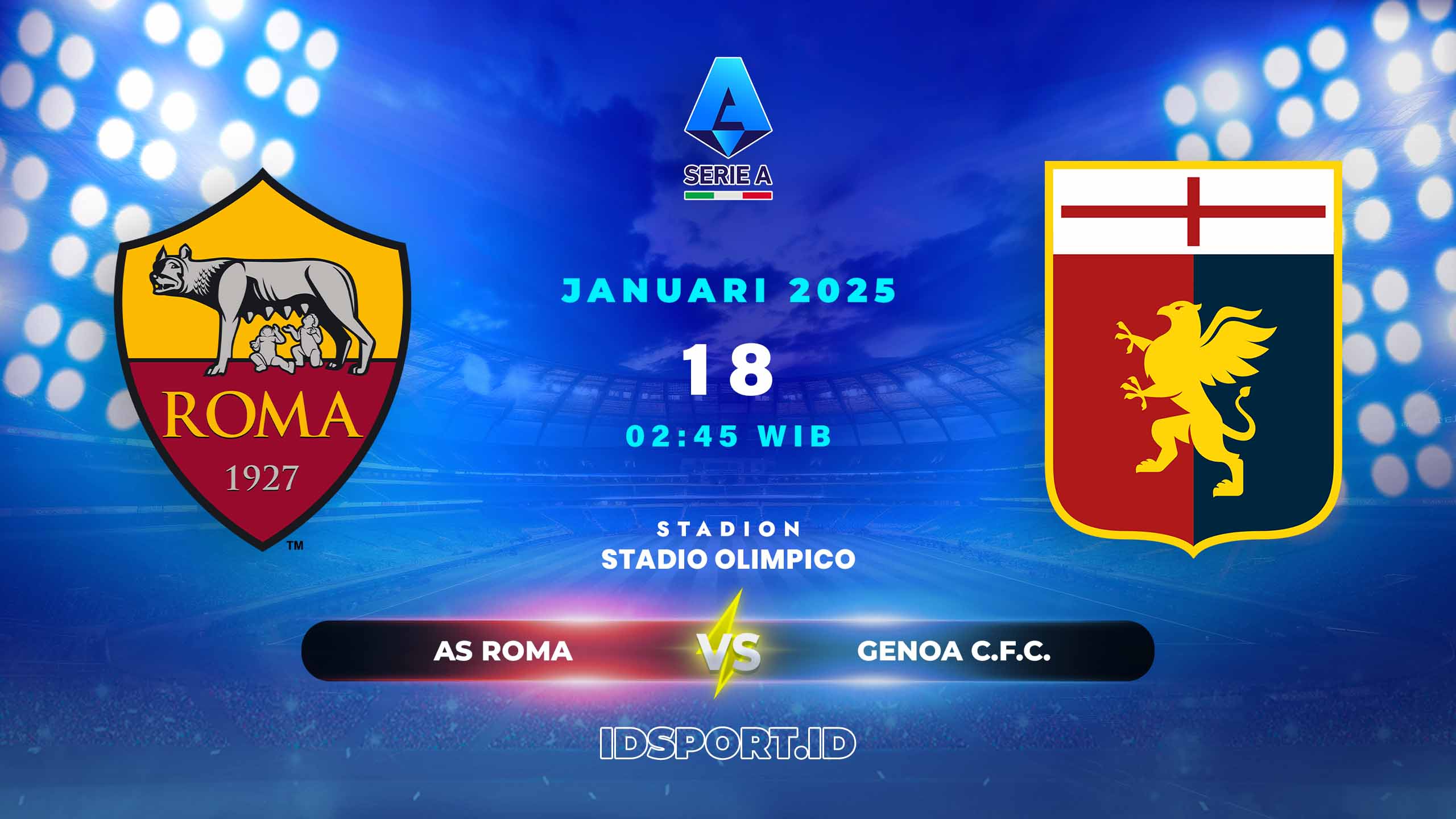 Prediksi Skor Pertandingan AS Roma vs Genoa, Serie A