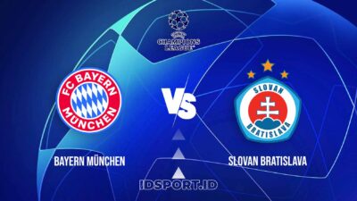 Prediksi Skor Pertandingan Bayern München vs Slovan Bratislava, Champions League