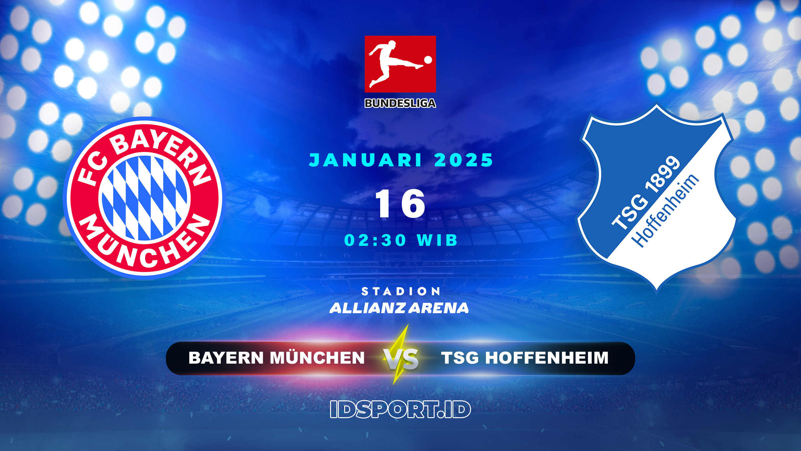 Prediksi Skor Pertandingan Bayern München vs TSG Hoffenheim Bundesliga