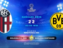 Prediksi Skor Pertandingan Bologna vs Dortmund, Champions League