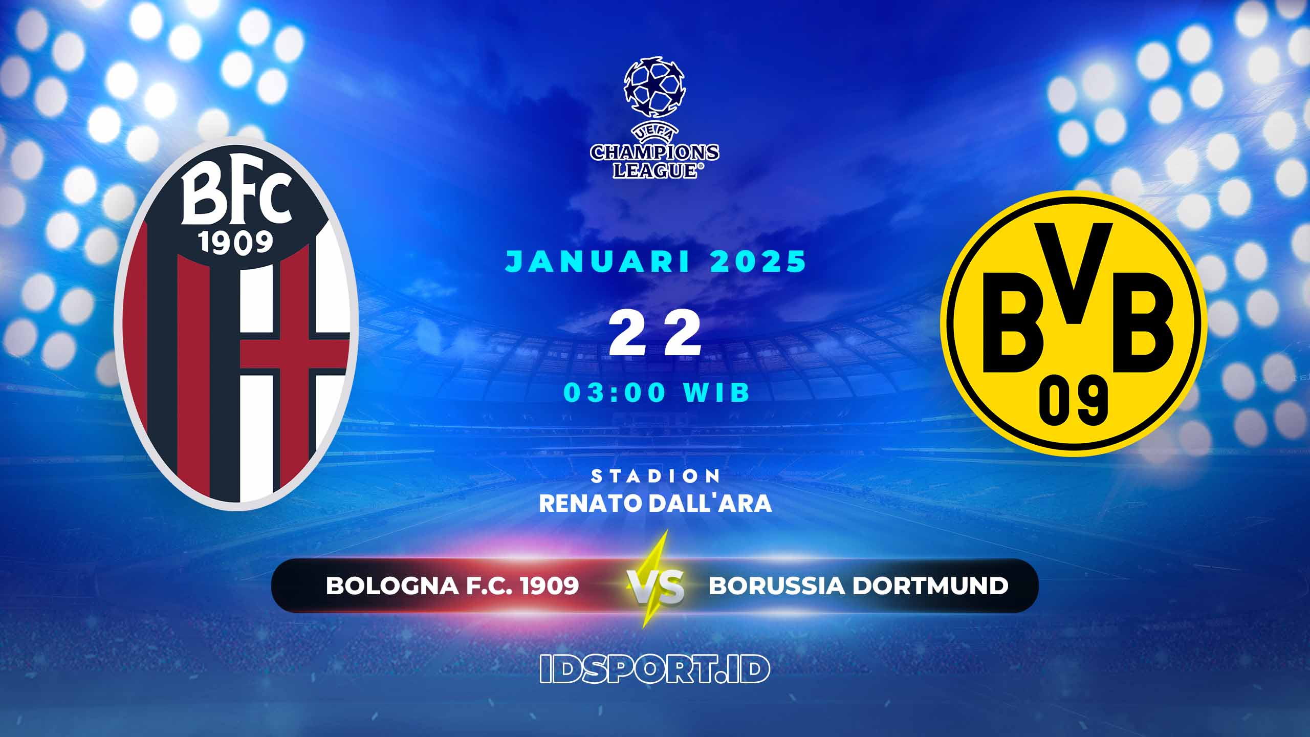 Prediksi Skor Pertandingan Bologna vs Dortmund, Champions League