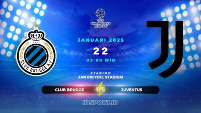 Prediksi Skor Pertandingan Club Brugge vs Juventus, Champions League