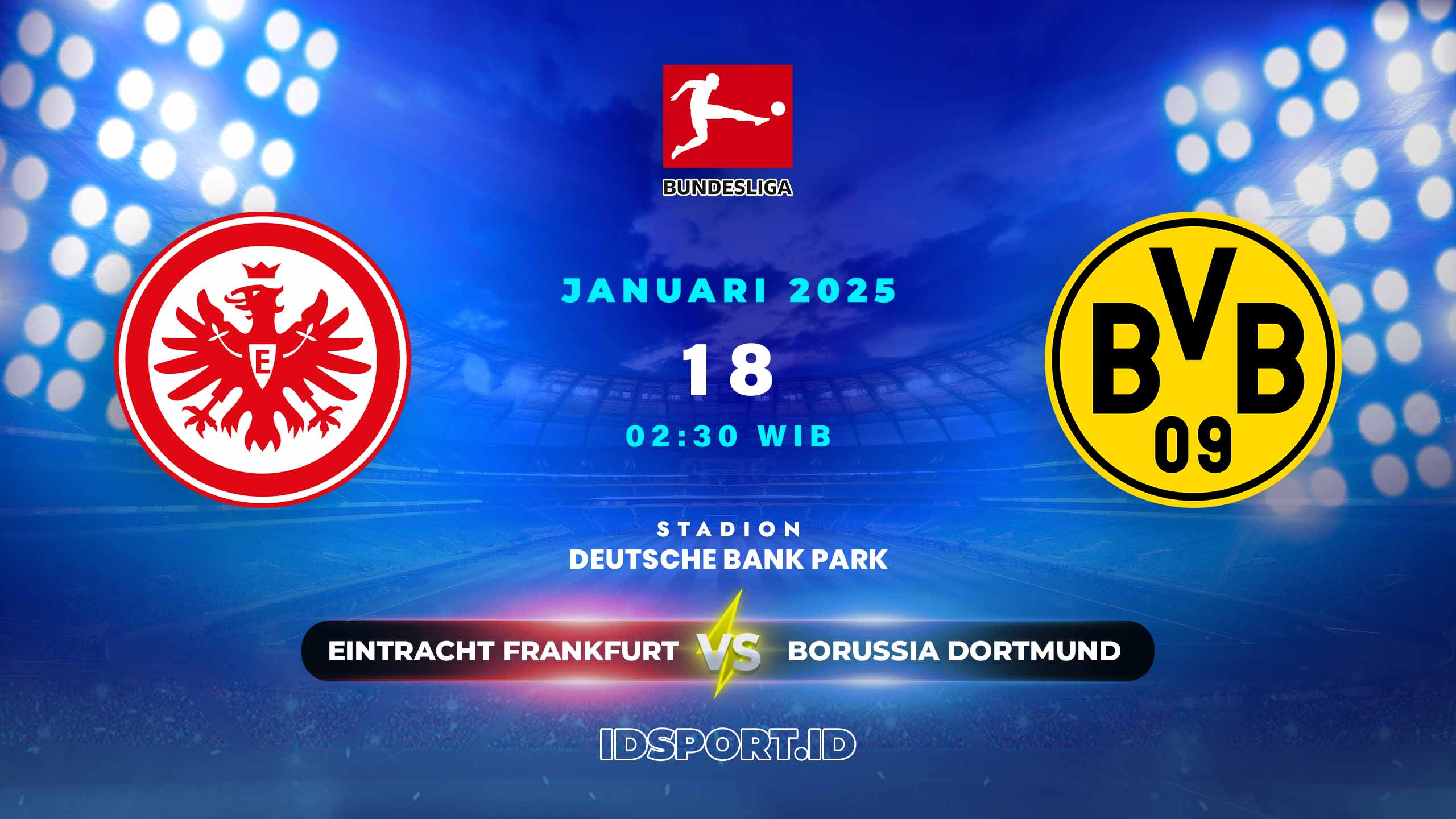 Prediksi Skor Pertandingan Eintracht Frankfurt vs Borussia Dortmund Bundesliga