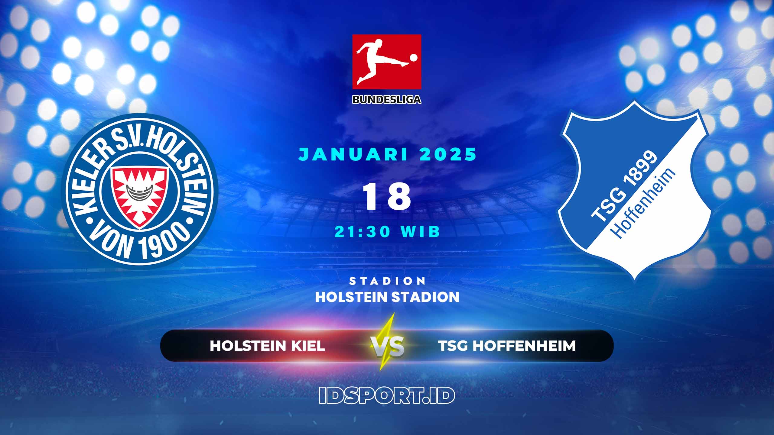 Prediksi Skor Pertandingan Holstein Kiel vs TSG Hoffenheim, Bundesliga