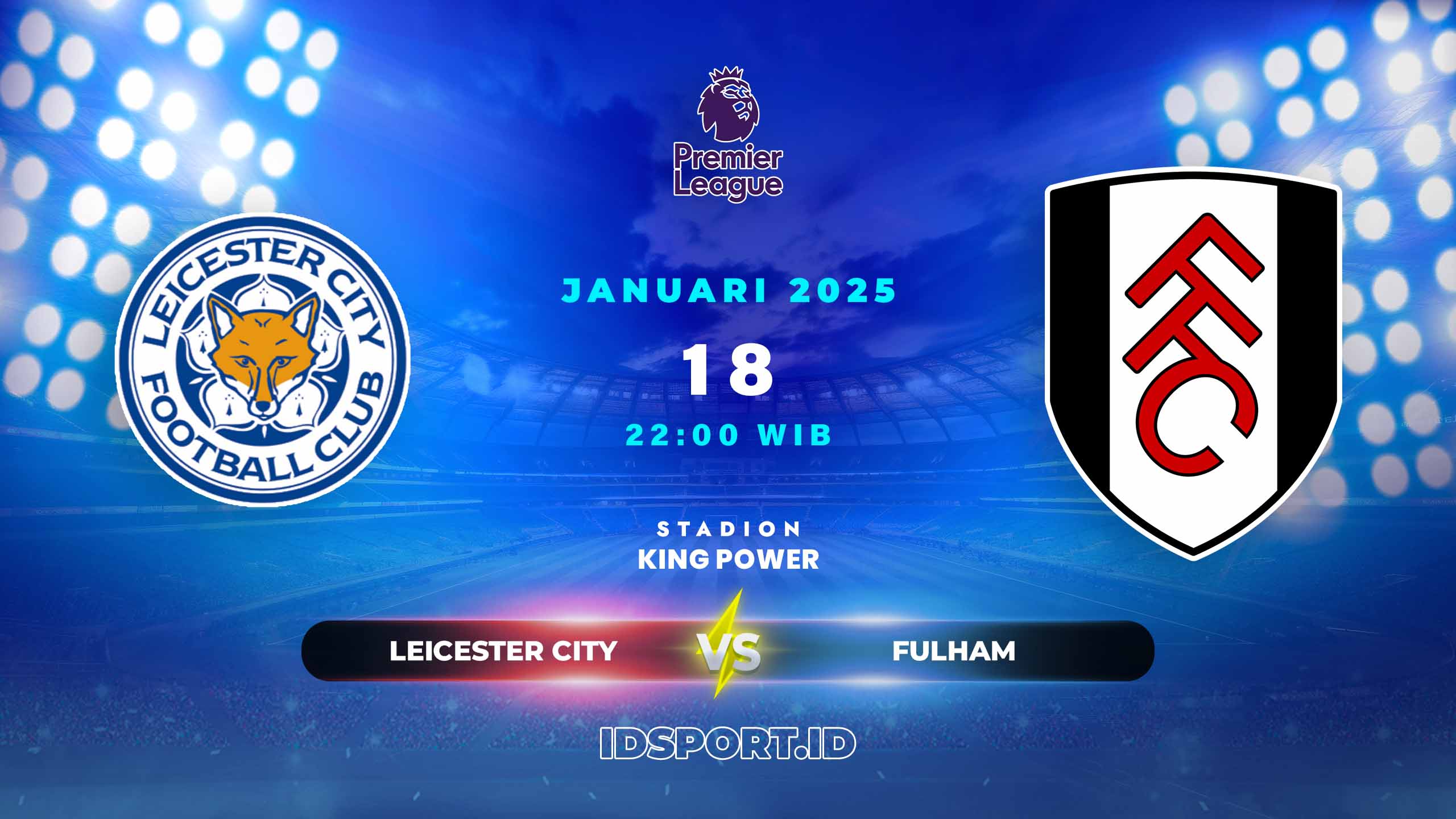 Prediksi Skor Pertandingan Leicester City vs Fulham, Premier League