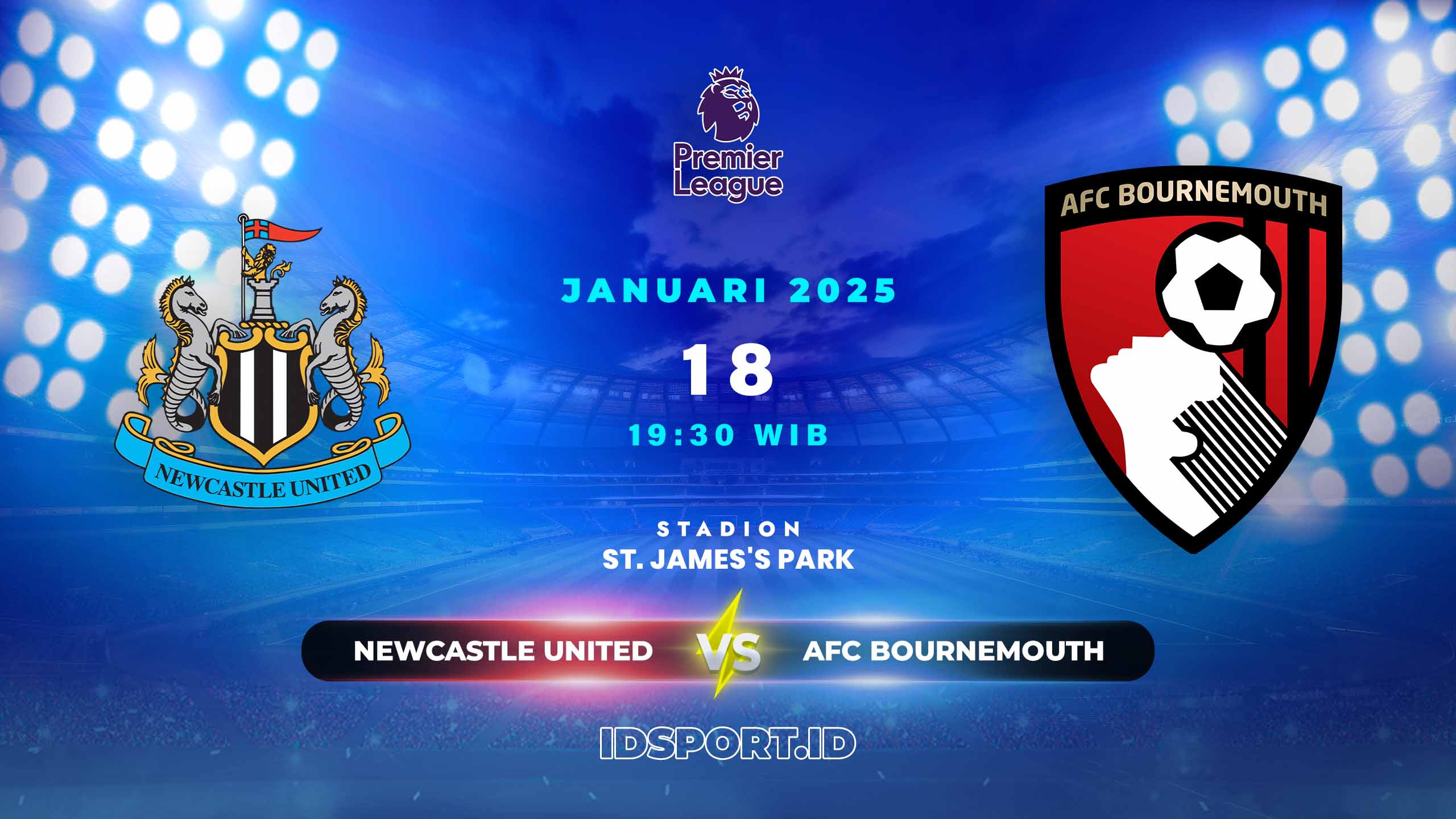 Prediksi Skor Pertandingan Newcastle United vs Bournemouth, Premier League