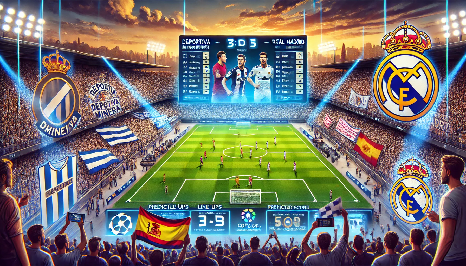 Prediksi Skor Deportiva Minera vs Real Madrid