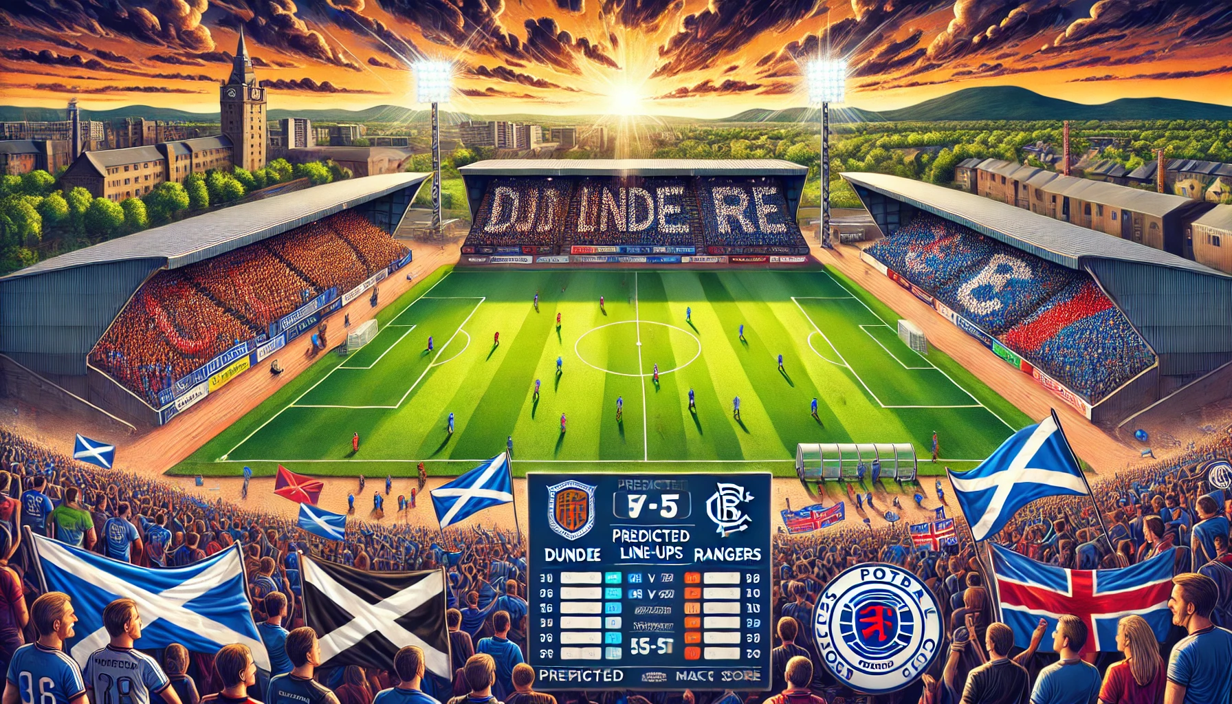 Prediksi Skor Dundee vs Rangers