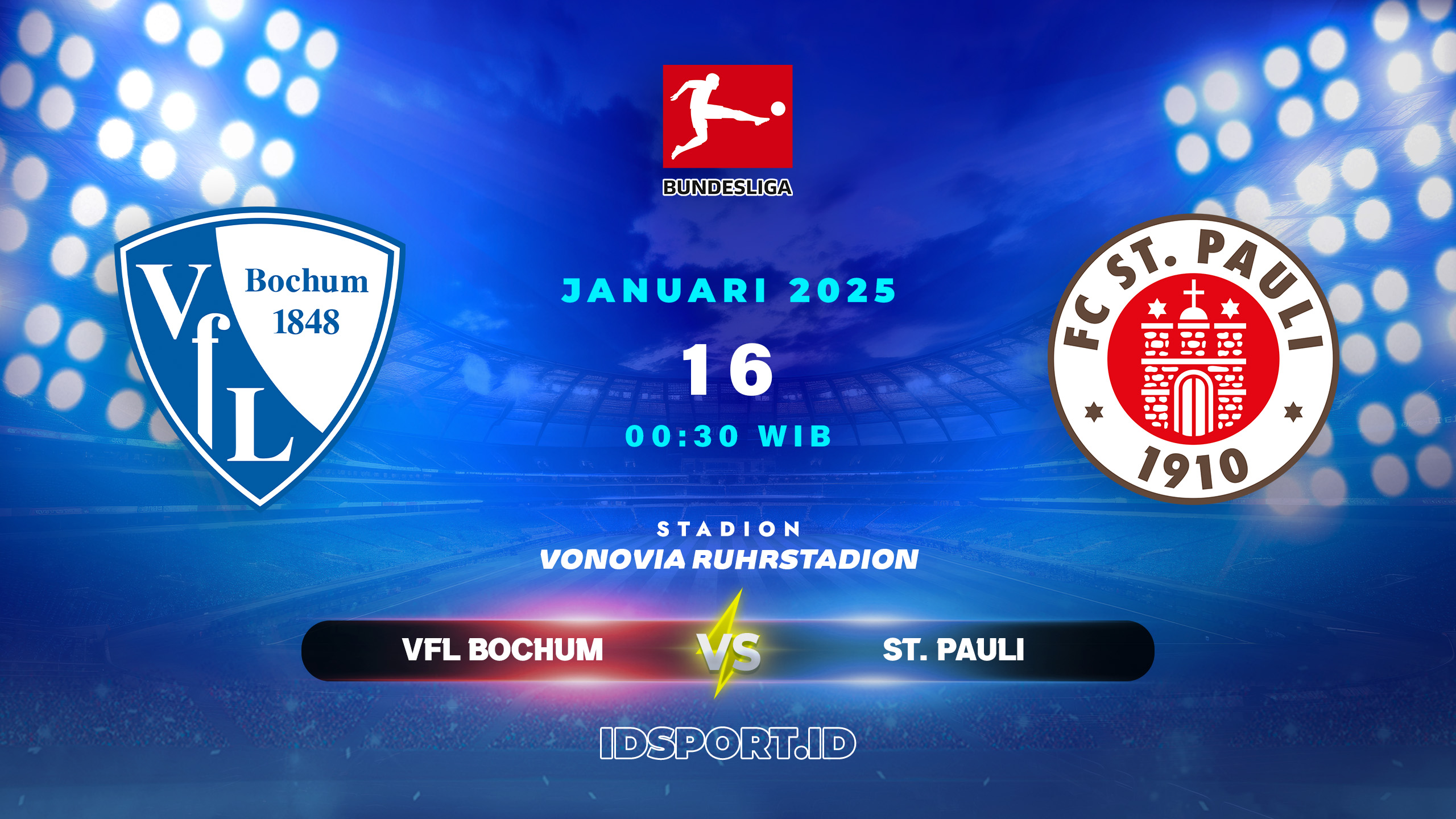 Prediksi Skor Pertandingan VfL Bochum vs St. Pauli Bundesliga