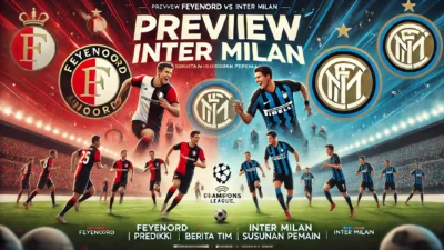 Preview: Feyenoord vs Inter Milan – Prediksi, Berita Tim, Susunan Pemain